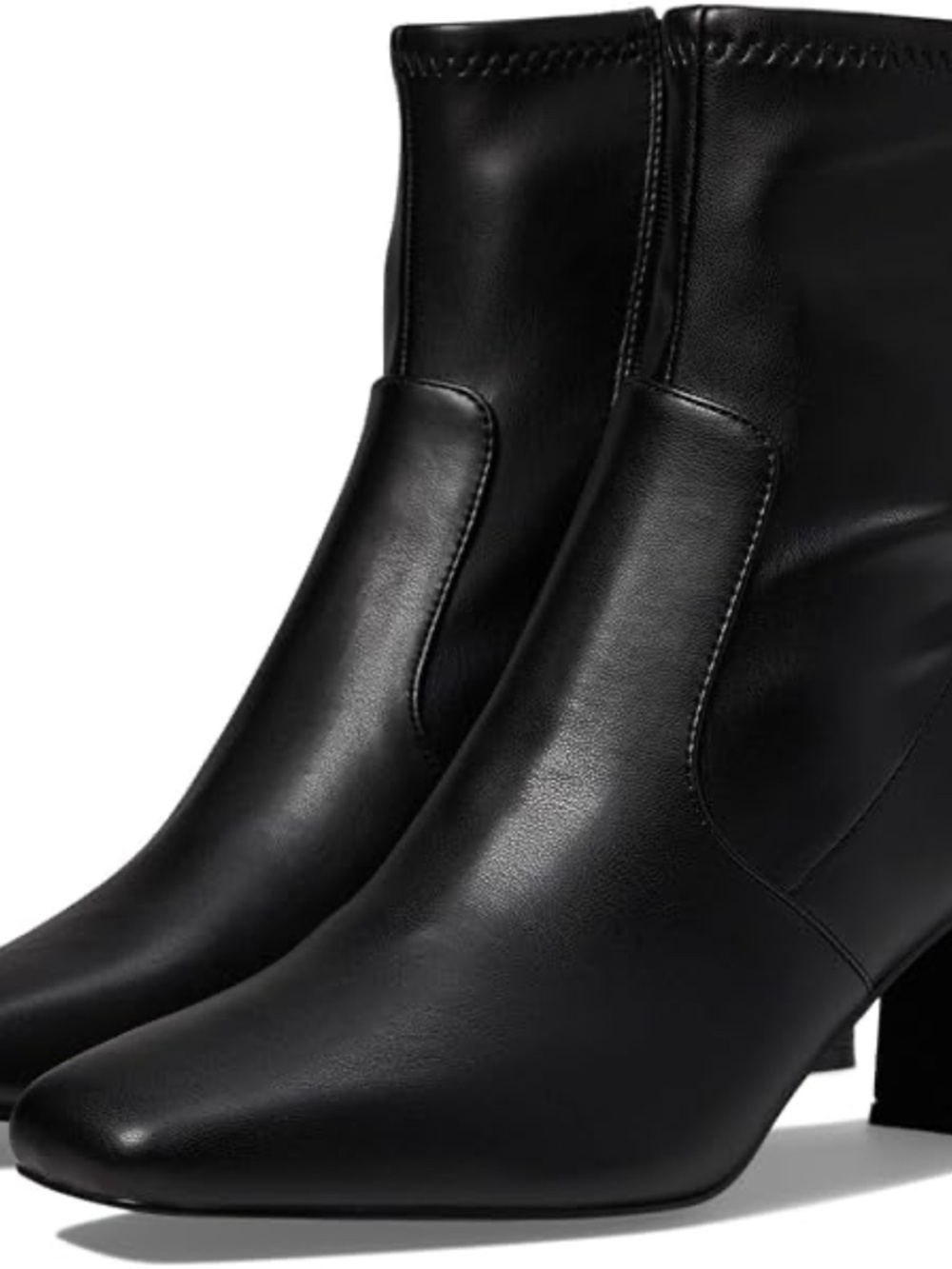 Steve Madden Raimond Black ankle Block Heel Boots